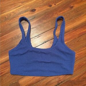 Billabong Royal Blue Textured Swim Bralette